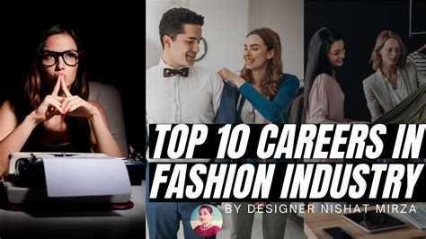 top 10 careers in fashion.